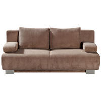 SCHLAFSOFA Cord Rosa  - Rosa, KONVENTIONELL, Textil/Metall (196/89/94cm) - Novel