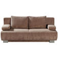 SCHLAFSOFA in Cord Rosa  - Rosa, KONVENTIONELL, Textil/Metall (196/89/94cm) - Novel