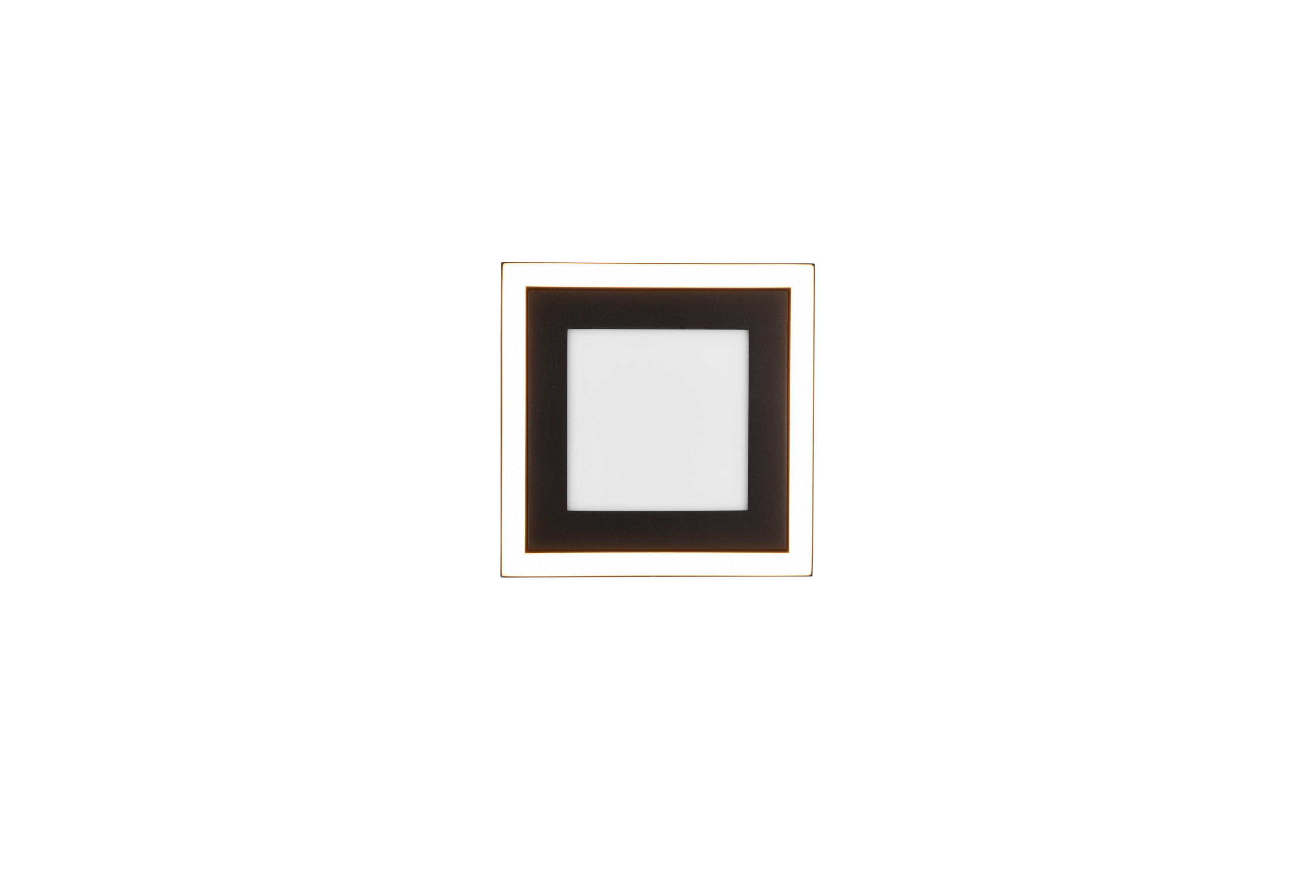 LED-DECKENLEUCHTE    20/20/3,5 cm  - Schwarz, Konventionell, Kunststoff (20/20/3,5cm)