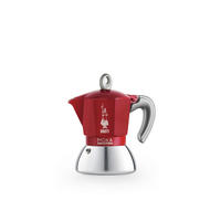 ESPRESSOKOCHER  - Rot, Basics, Kunststoff/Metall (12.5/10/16cm) - Bialetti