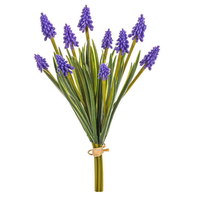 DEKORAČNÍ KVĚTINA 28 cm - purpurová, Basics, plast (28cm)