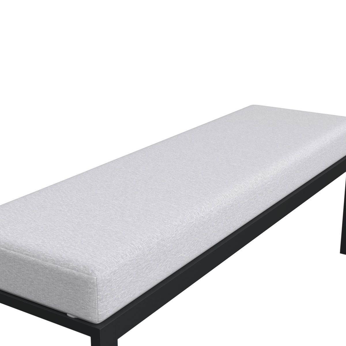 JÍDELNÍ TERASOVÁ SOUPRAVA 4dílné, kov, plast, textil - antracitová/šedobílá, Moderní, kov/textil (240/185cm) - Ambia Garden