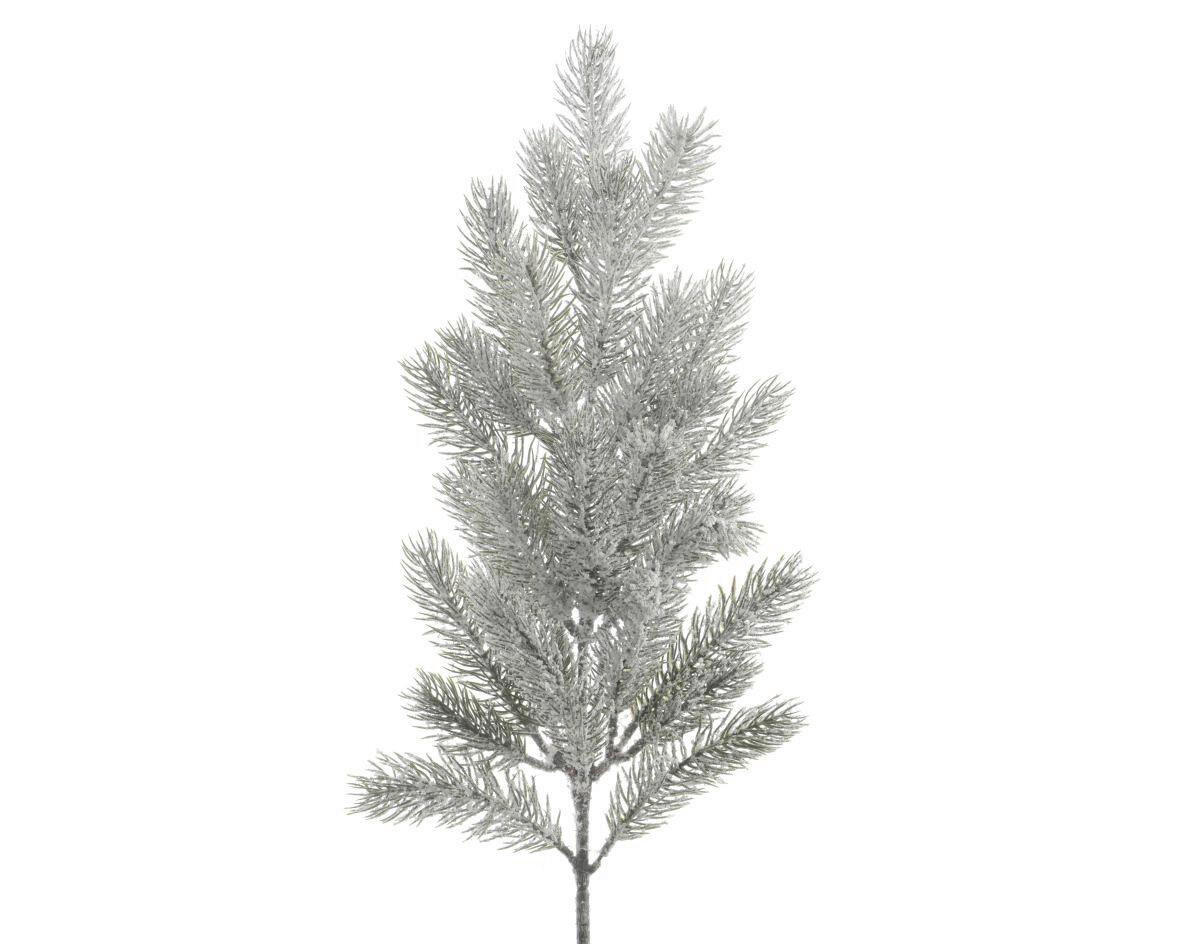 UKRASNA GRANČICA - zelena/bela, Osnovno, plastika (6/12/66cm) - X-Mas