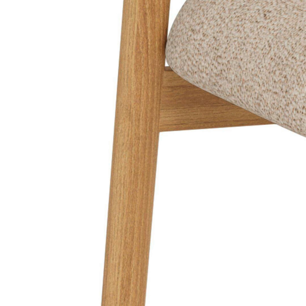STUHL     Eichefarben, Beige  - Eichefarben/Beige, KONVENTIONELL, Textil/Metall (53,5/78,5/53cm) - MID.YOU