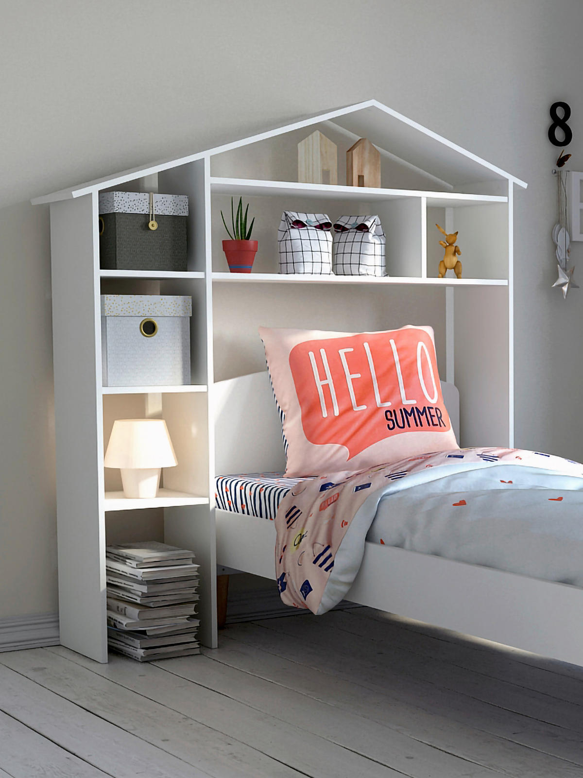 ÜBERBAUREGAL - Weiß, Design, Holz/Holzwerkstoff (148/155/31cm) - Livetastic