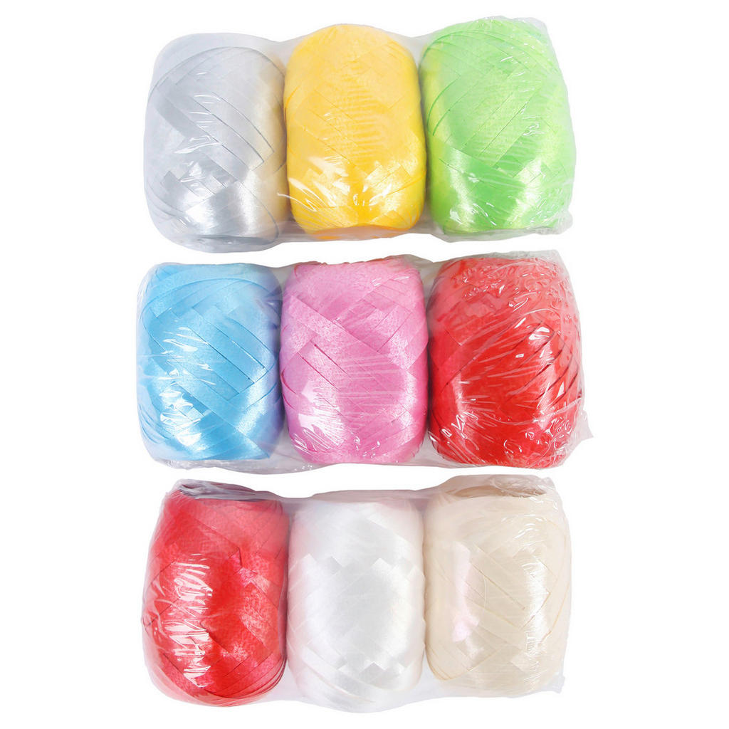 Geschenkband 3er Pkg. America Versch. Farben Kunststoff