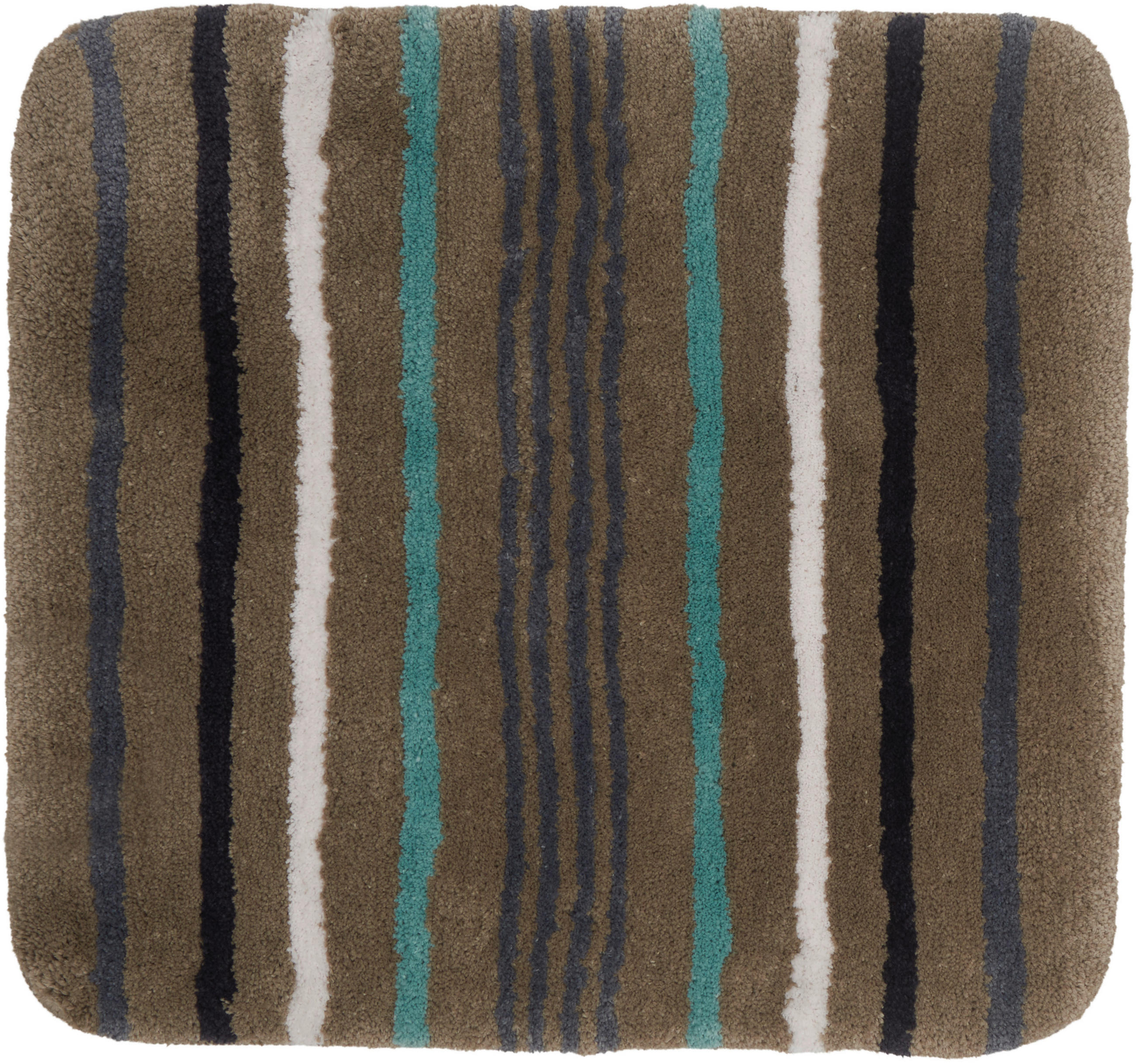 BADEMATTE  60/60 cm  Braun   - Braun, KONVENTIONELL, Textil (60/60cm) - Esposa