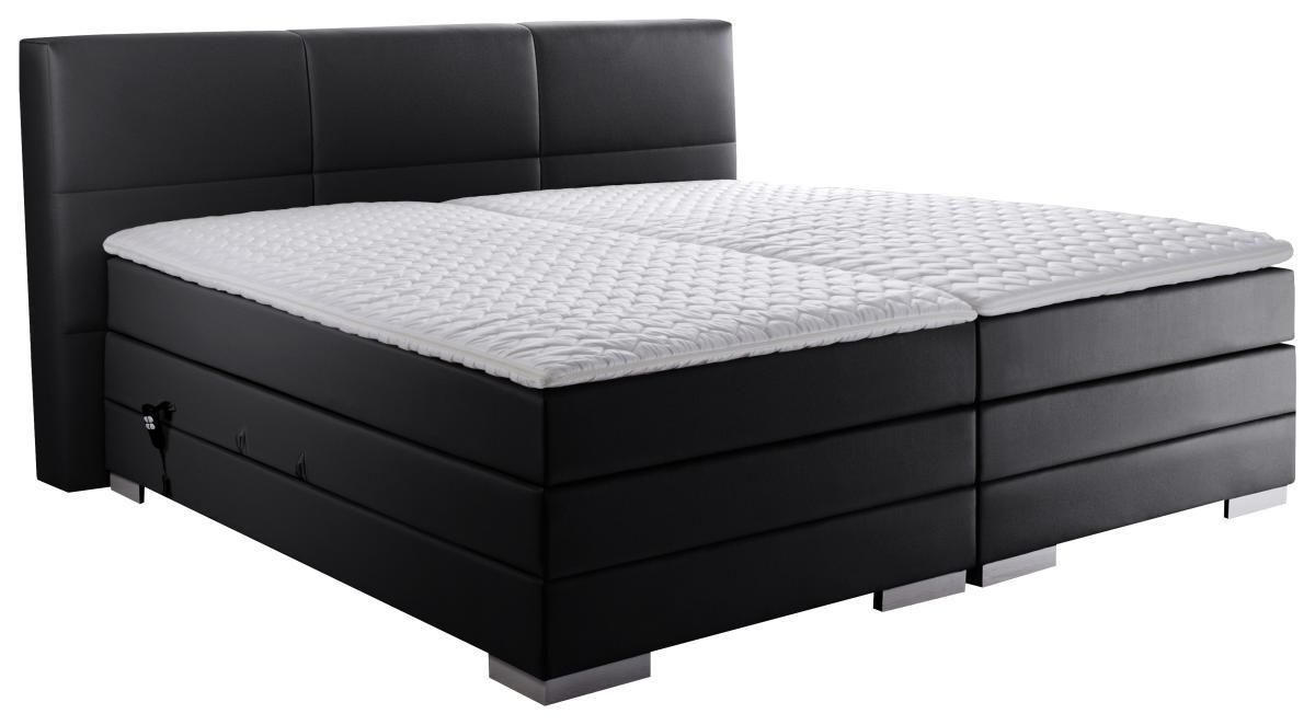 Boxspringbett 'prinz' H2 180/200 cm in Schwarz