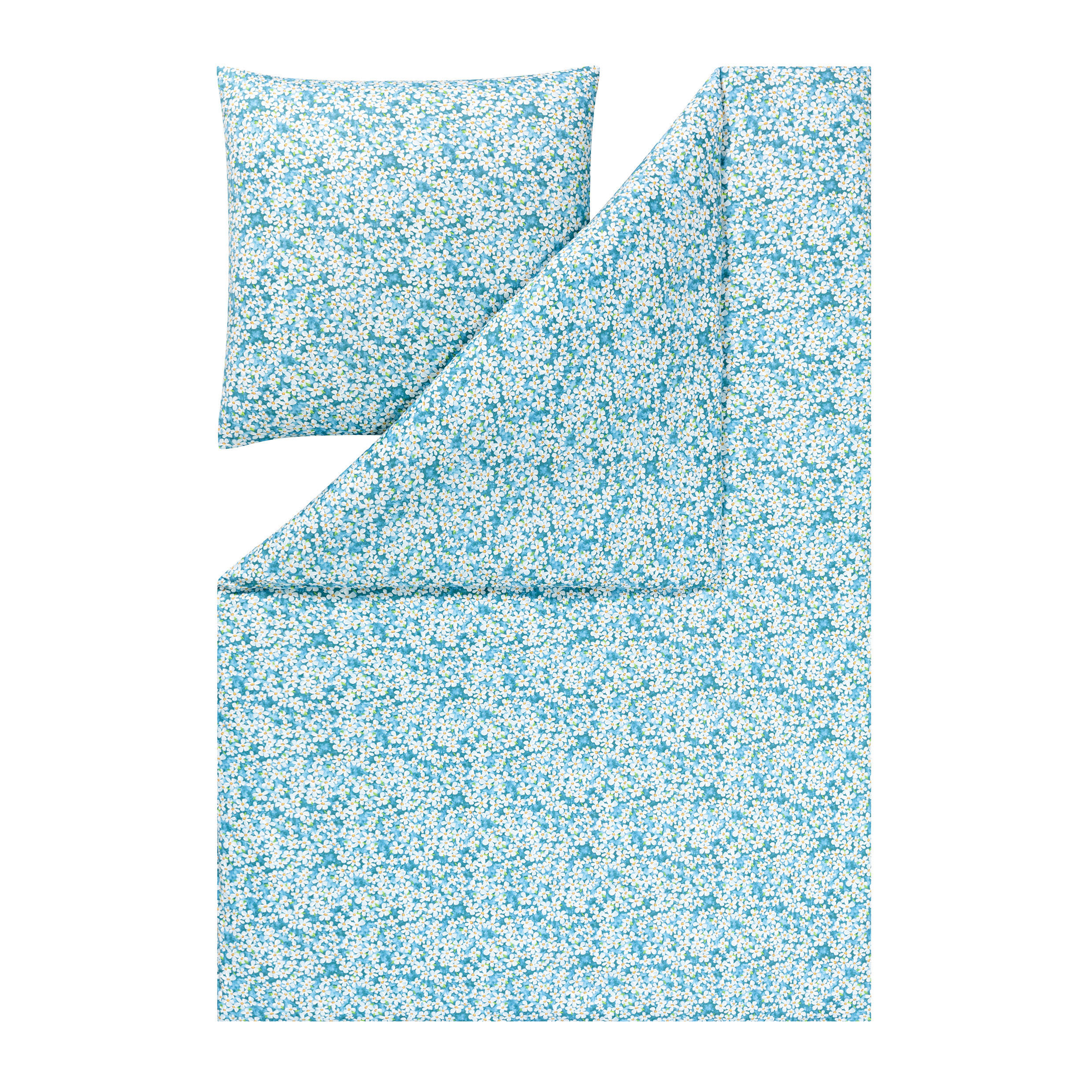 BETTWÄSCHE Atelier 155/220 cm  - Blau, Design, Textil (155/220cm) - Estella