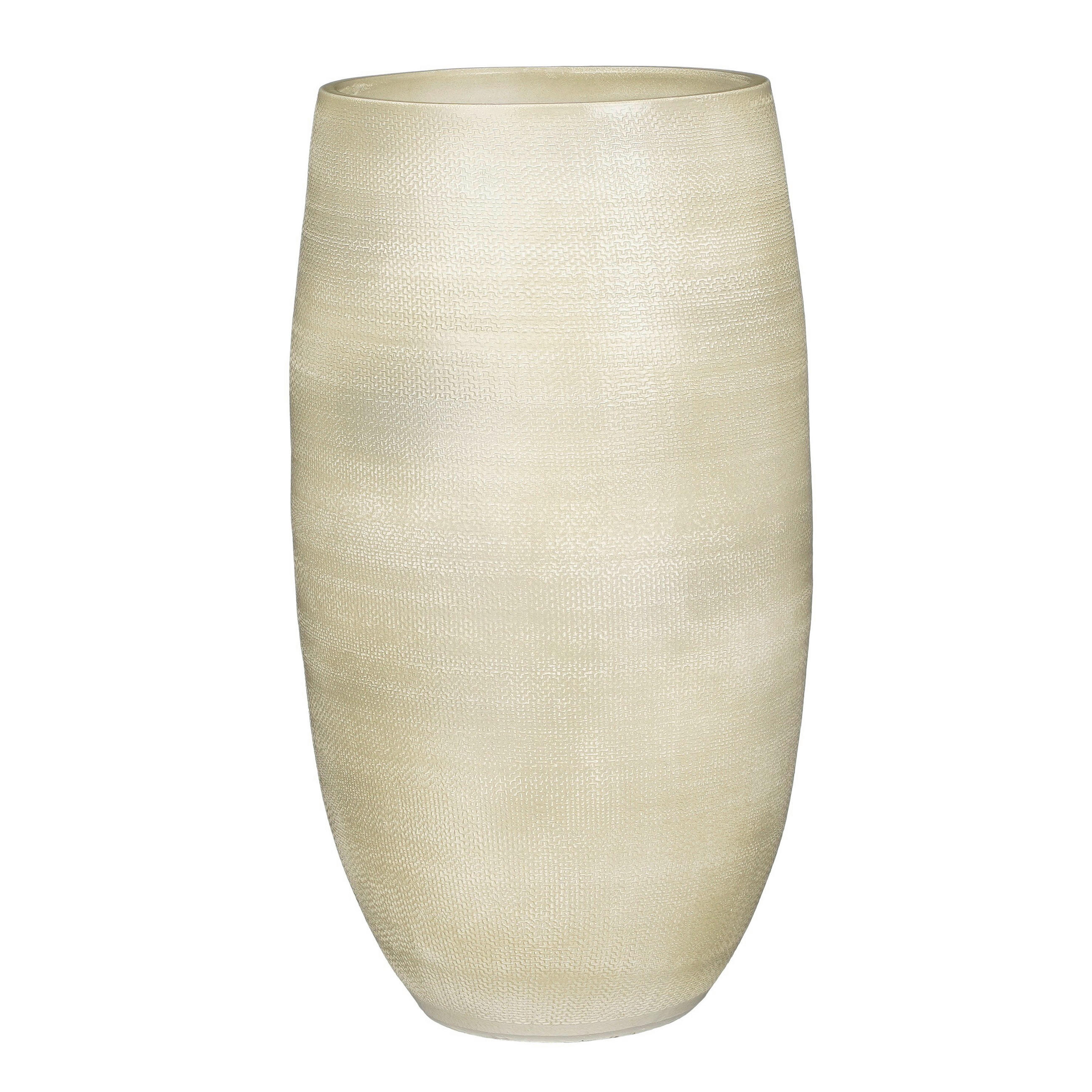 VÁZA, keramika, 70 cm - bílá, Basics, keramika (39/39/70cm)