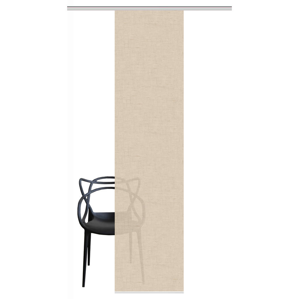 Thumbnail - Flächenvorhang Pive, Sand, Textil, Uni, 60x260 cm, mit Paneelwagen, Wohntextilien, Gardinen & Vorhänge, Schiebegardinen