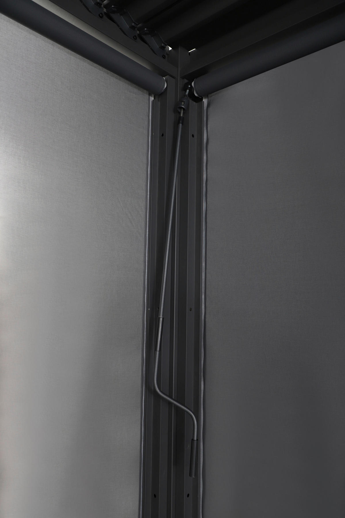 PERGOLA-ROLLO 371/231,5/9 cm   - Anthrazit, Basics, Metall (371/231,5/9cm) - Gardenson