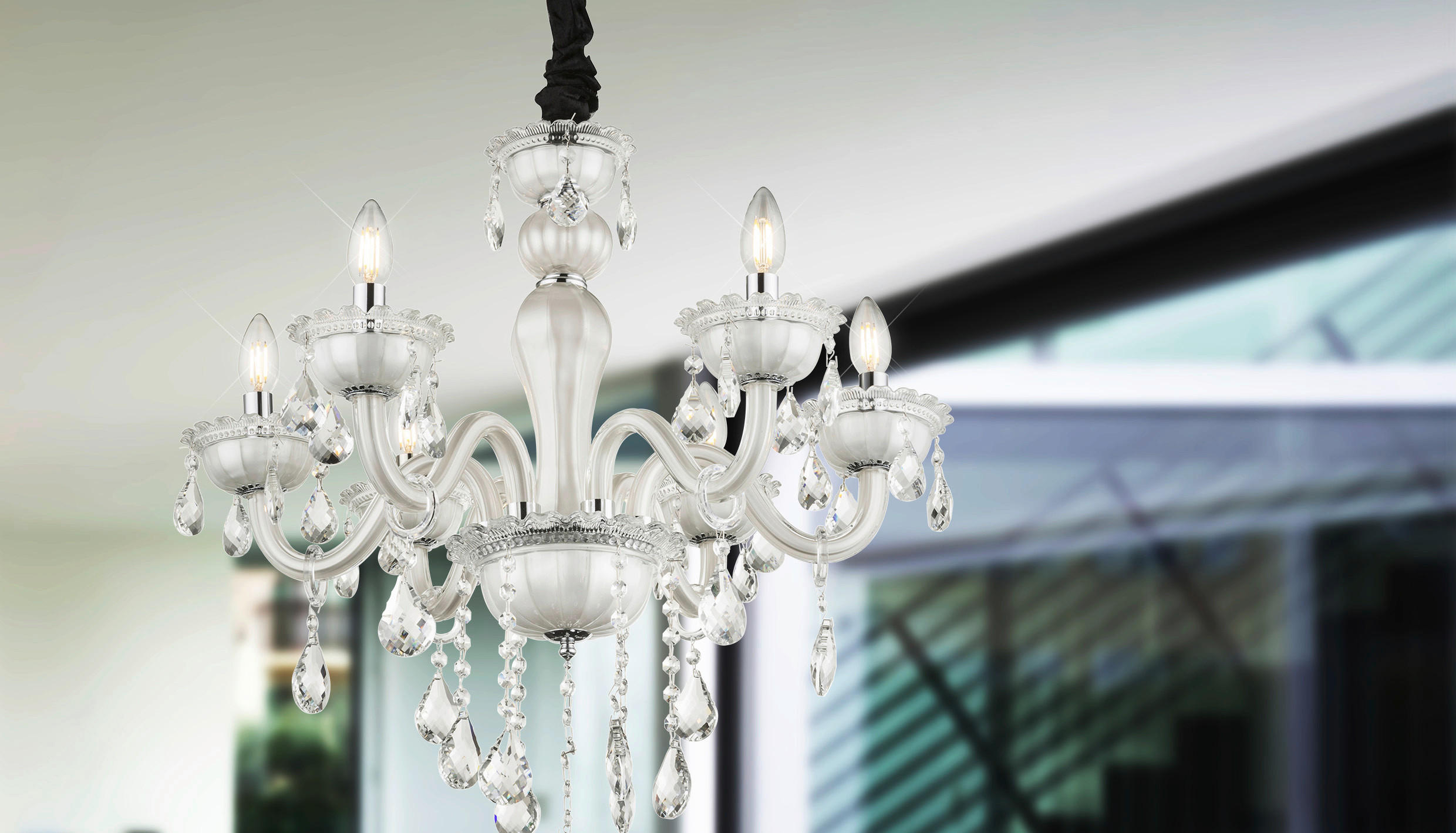 CANDELABRU - Lifestyle, sticlă/metal (61/150cm)