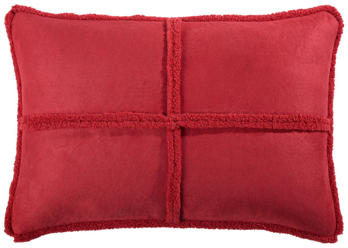KISSENHÜLLE 40/60 cm  - Rot, Basics, Textil (40/60cm) - Novel