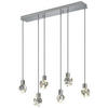HÄNGLAMPA I KRISTALL 96/20/150 cm  - kromfärg/transparent, Design, metall/glas (96/20/150cm)