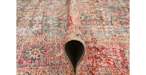 VINTAGE-TEPPICH 120/170 cm Lago Grau, Rostfarben  - Rostfarben/Grau, LIFESTYLE, Textil (120/170cm) - Novel
