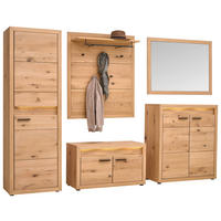 GARDEROBE  in 285/199/40 cm  - Eichefarben, KONVENTIONELL, Holz (285/199/40cm) - Linea Natura