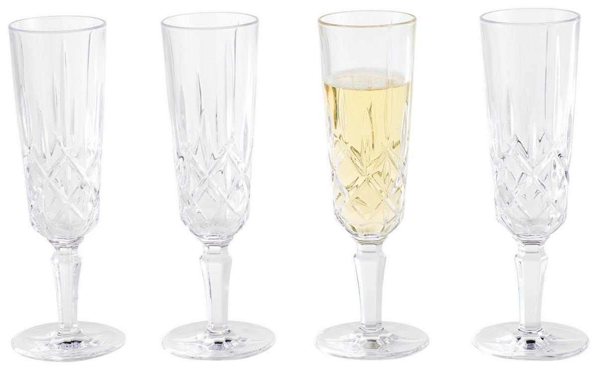 CHAMPAGNERGLAS Noblesse 151 ml 4-teilig  - Basics, Glas - Nachtmann
