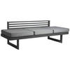 GARTENLIEGE 80/73/216 cm  - Anthrazit/Grau, Design, Textil/Metall (80/73/216cm) - Stern