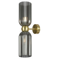 WANDLEUCHTE 18/43,5/10 cm   - Goldfarben, Trend, Glas/Metall (18/43,5/10cm) - MAYTONI