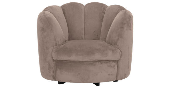 COCKTAILSESSEL - Schwarz/Braun, LIFESTYLE, Textil/Metall (97/76/90cm) - Landscape