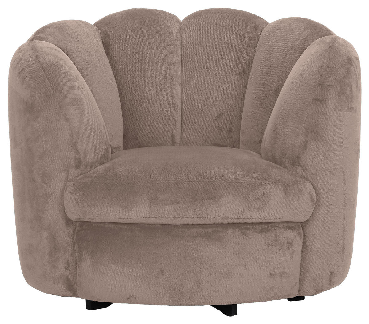 COCKTAILSESSEL - Schwarz/Braun, LIFESTYLE, Textil/Metall (97/76/90cm) - Landscape
