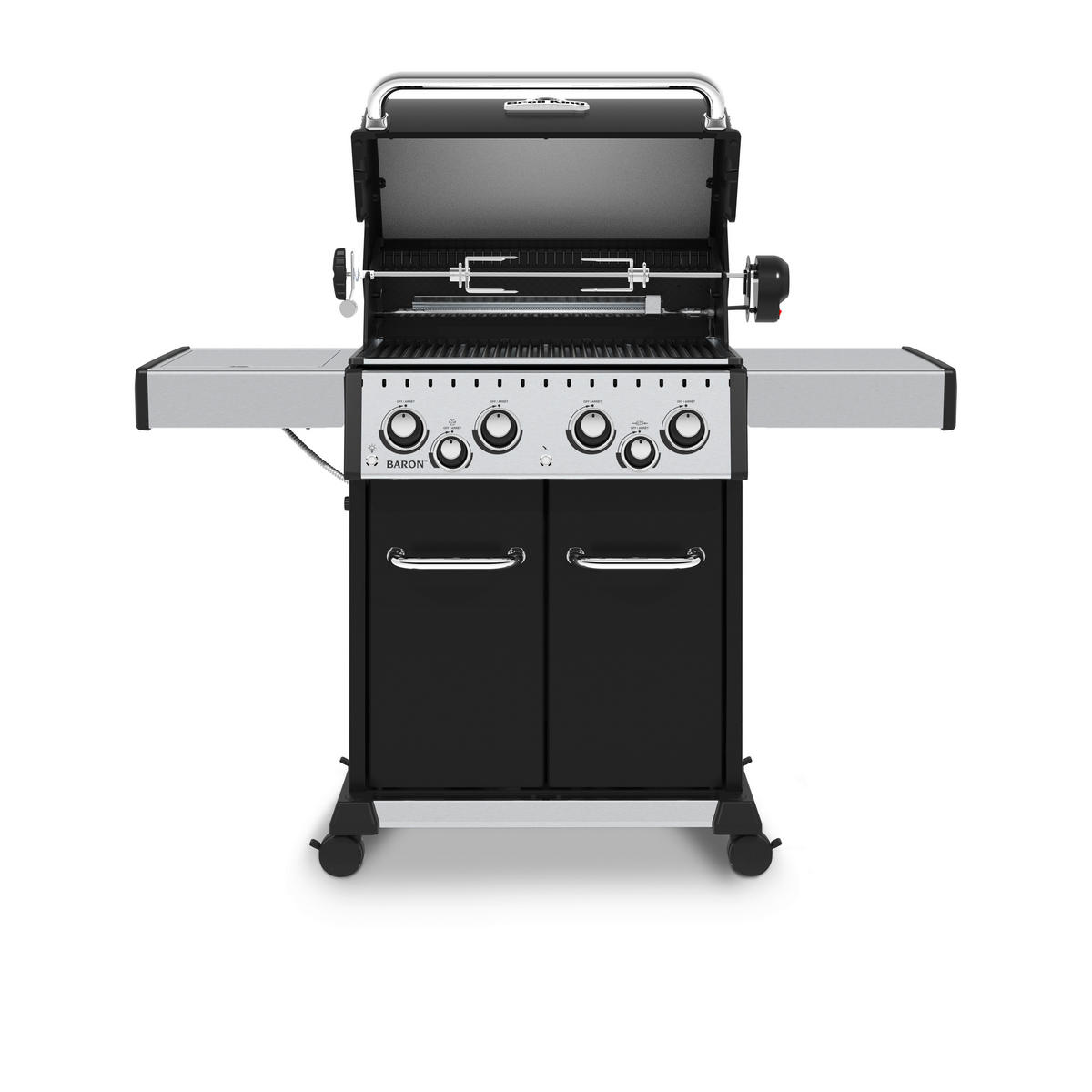 PLINSKI ŽAR  BARON - črna, Basics, kovina (145/116/61cm) - Broil King