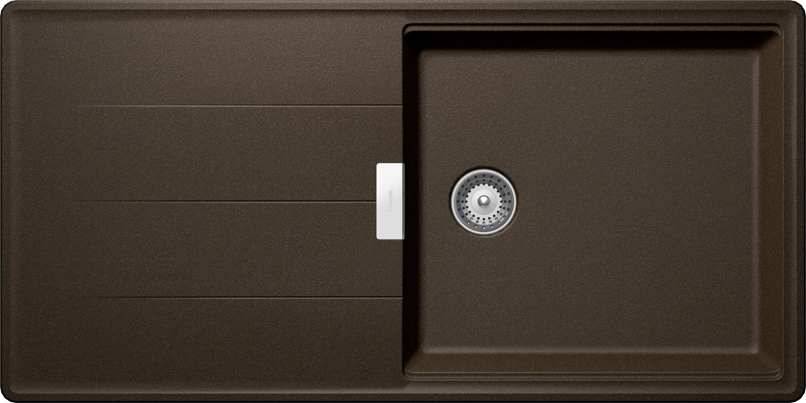 SPÜLE TIAD100LABRO  - Bronzefarben, Basics, Stein (100/50cm) - Schock