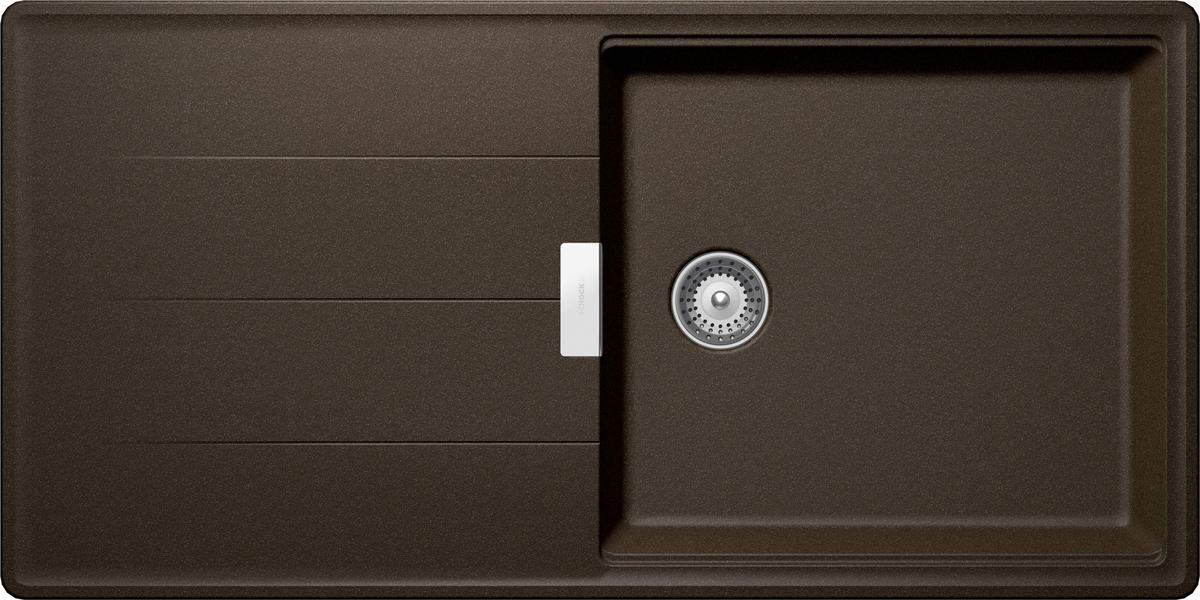 SPÜLE TIAD100LABRO  - Bronzefarben, Basics, Stein (100/50cm) - Schock