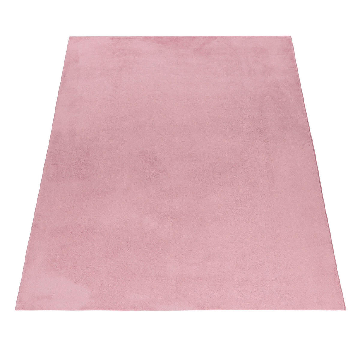 HOCHFLORTEPPICH 60/110 cm Pouffy Rosa  - Rosa, Basics, Textil (60/110cm)