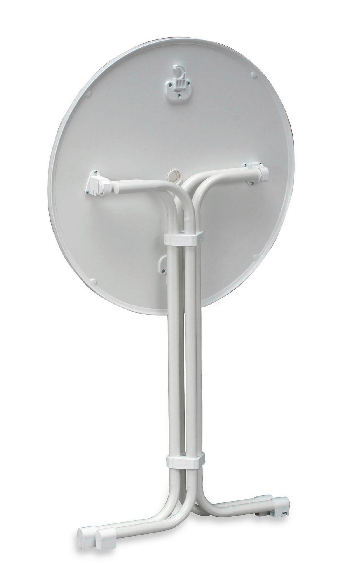 GARTENKLAPPTISCH 80/80/110 cm  - Weiß, Basics, Metall (80/80/110cm)