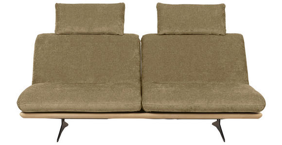 SCHLAFSOFA in Holz, Textil Hellgrün - Beige/Schwarz, Design, Holz/Textil (204/92/90cm) - Dieter Knoll