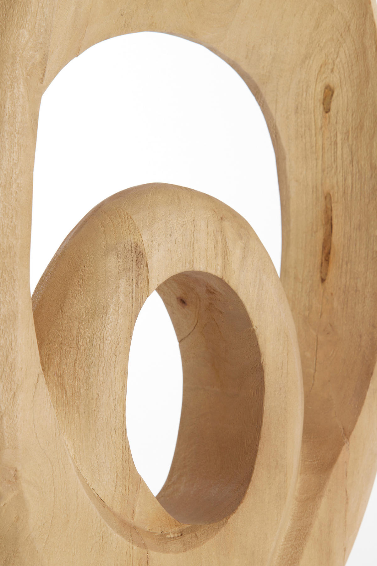 SKULPTUR - Hellbraun, Basics, Holz (14/60/40cm) - Light & Living