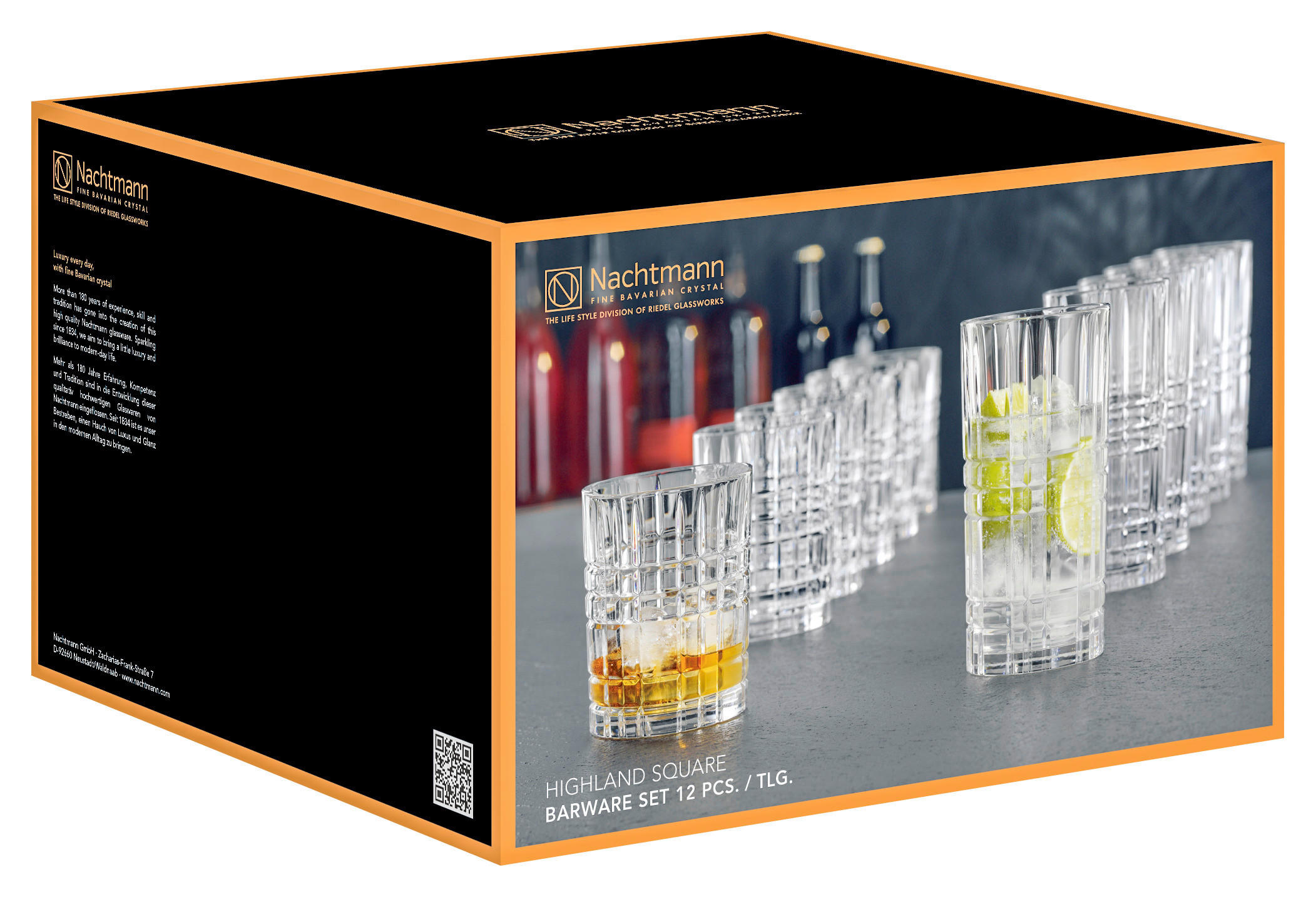 GLASSET 12 delar  - transparent, Basics, glas (8,5/10/15/8,5cm) - Nachtmann