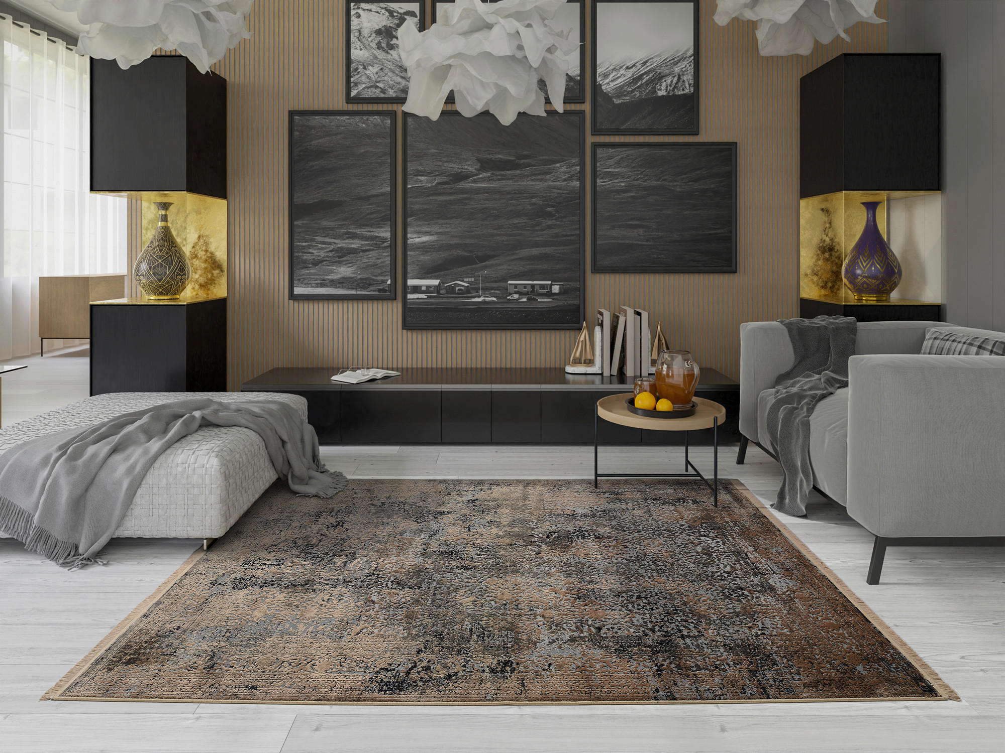 WEBTEPPICH 67/130 cm Foix- Exklusi  - Braun, Design, Textil (67/130cm) - Dieter Knoll