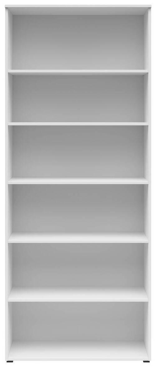 REGAL Weiß - Anthrazit/Weiß, MODERN, Holzwerkstoff/Kunststoff (80/195/40cm) - Carryhome
