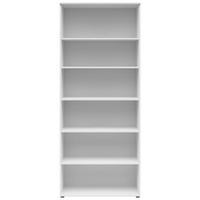 POLC 80/195/40 cm fehér  - antracit/fehér, Modern, műanyag/faalapú anyag (80/195/40cm) - Carryhome