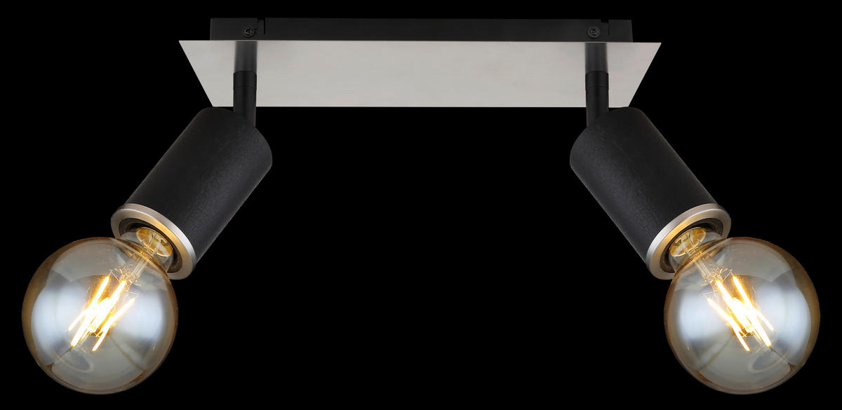 REFLEKTOR JOSEBA  - boje nikla/crna, Basics, drvo/metal (31/10/18cm) - Globo