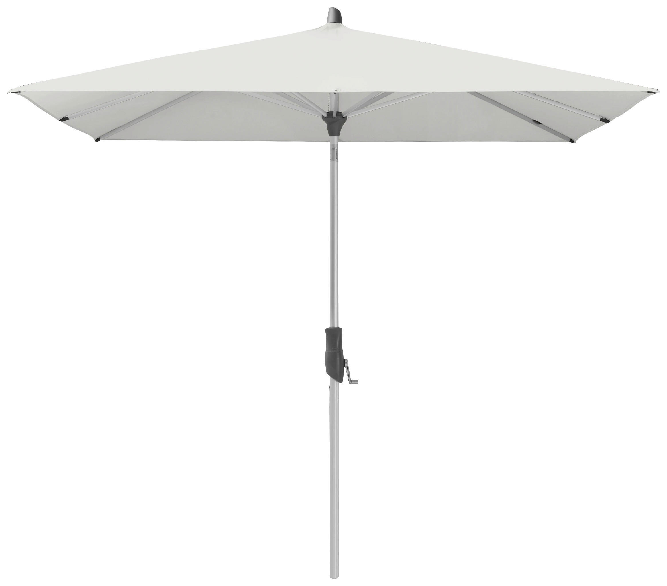 SONNENSCHIRM 240 cm Silberfarben  - Silberfarben, KONVENTIONELL, Textil/Metall (240/240cm) - Glatz