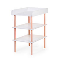 WICKELTISCH Weiß, Buchefarben  - Buchefarben/Weiß, KONVENTIONELL, Holz/Kunststoff (61/83/13cm) - Childhome