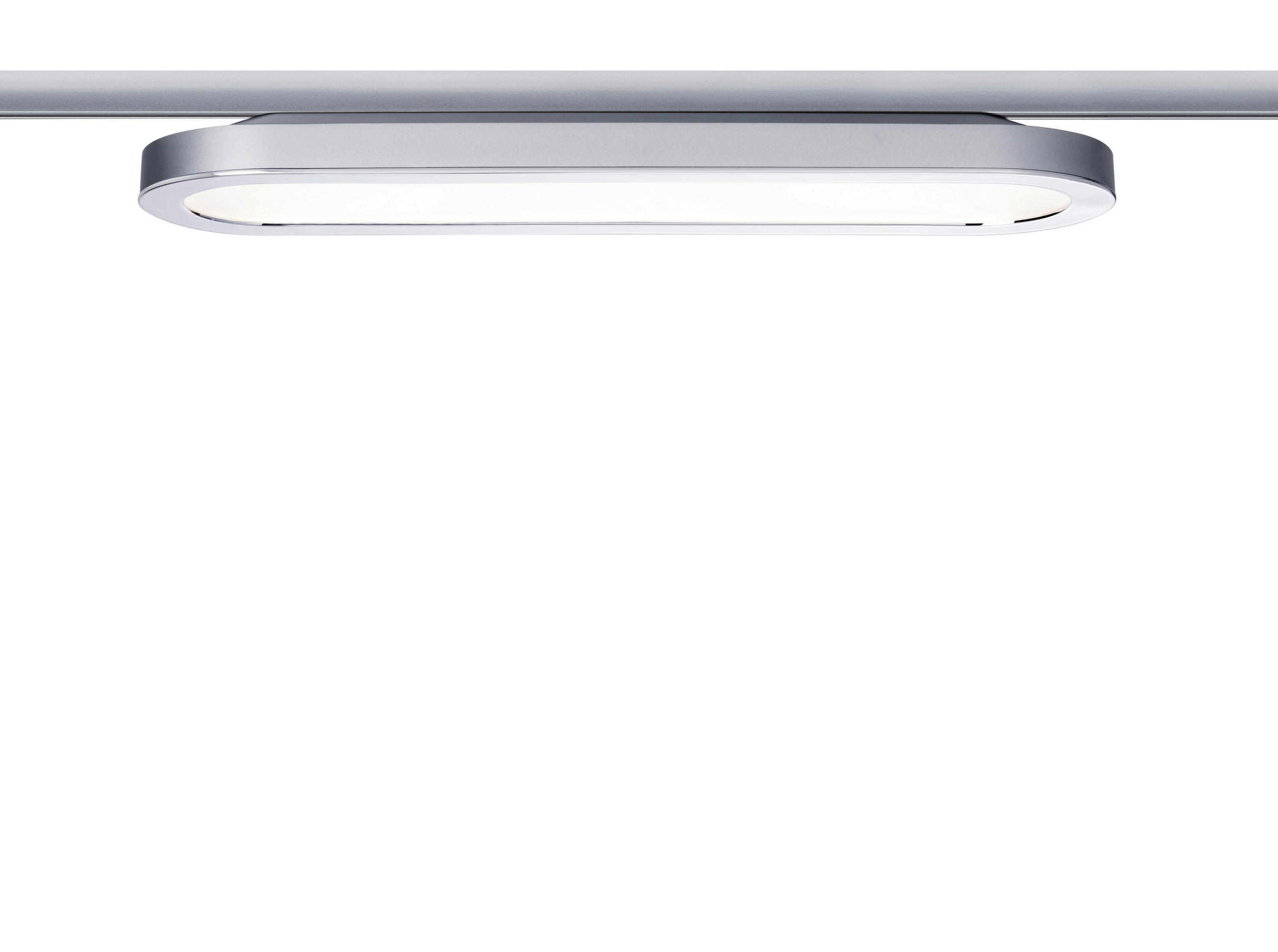 SCHIENENSYSTEM-STRAHLER - Chromfarben, Design, Kunststoff (38/3,5/11cm) - Paulmann