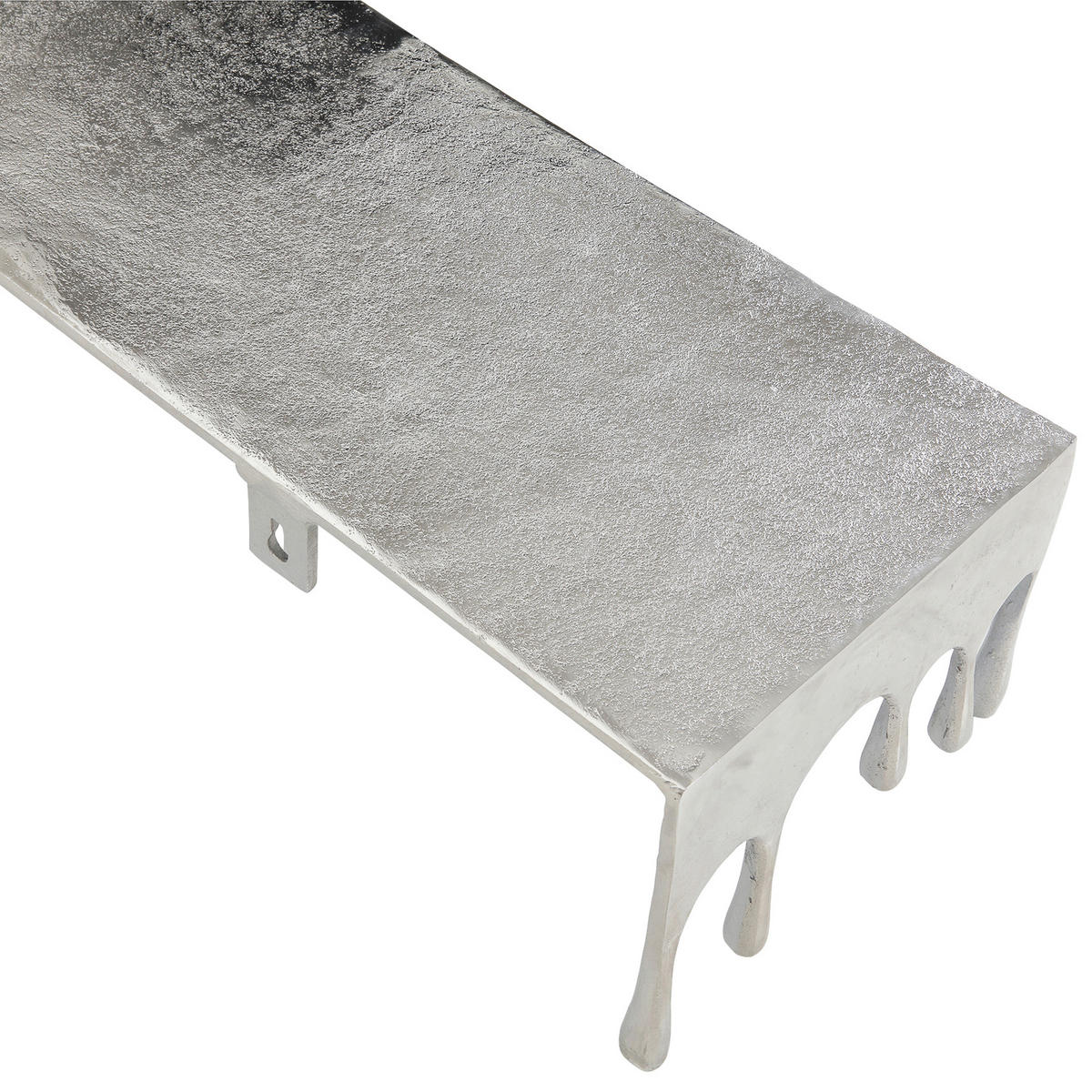 ETAJERĂ DE PERETE 88/18/25 cm  - argintiu, Modern, metal (88/18/25cm) - Ambia Home