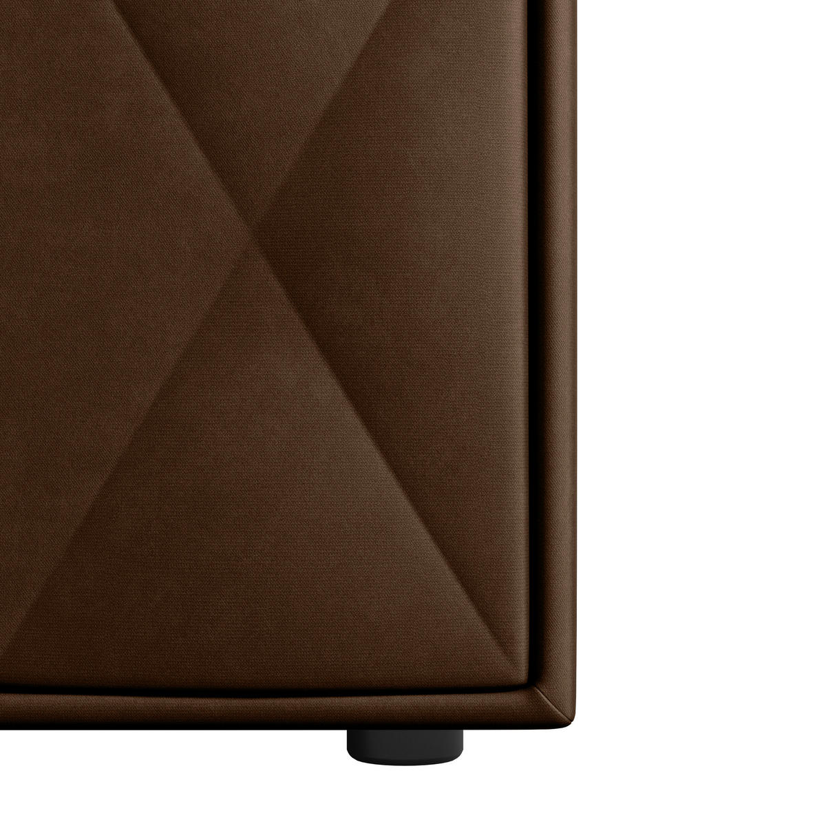 BOXSPRINGBETT 180/200 cm  in Braun  - Schwarz/Braun, Modern, Holz/Textil (180/200cm) - MID.YOU