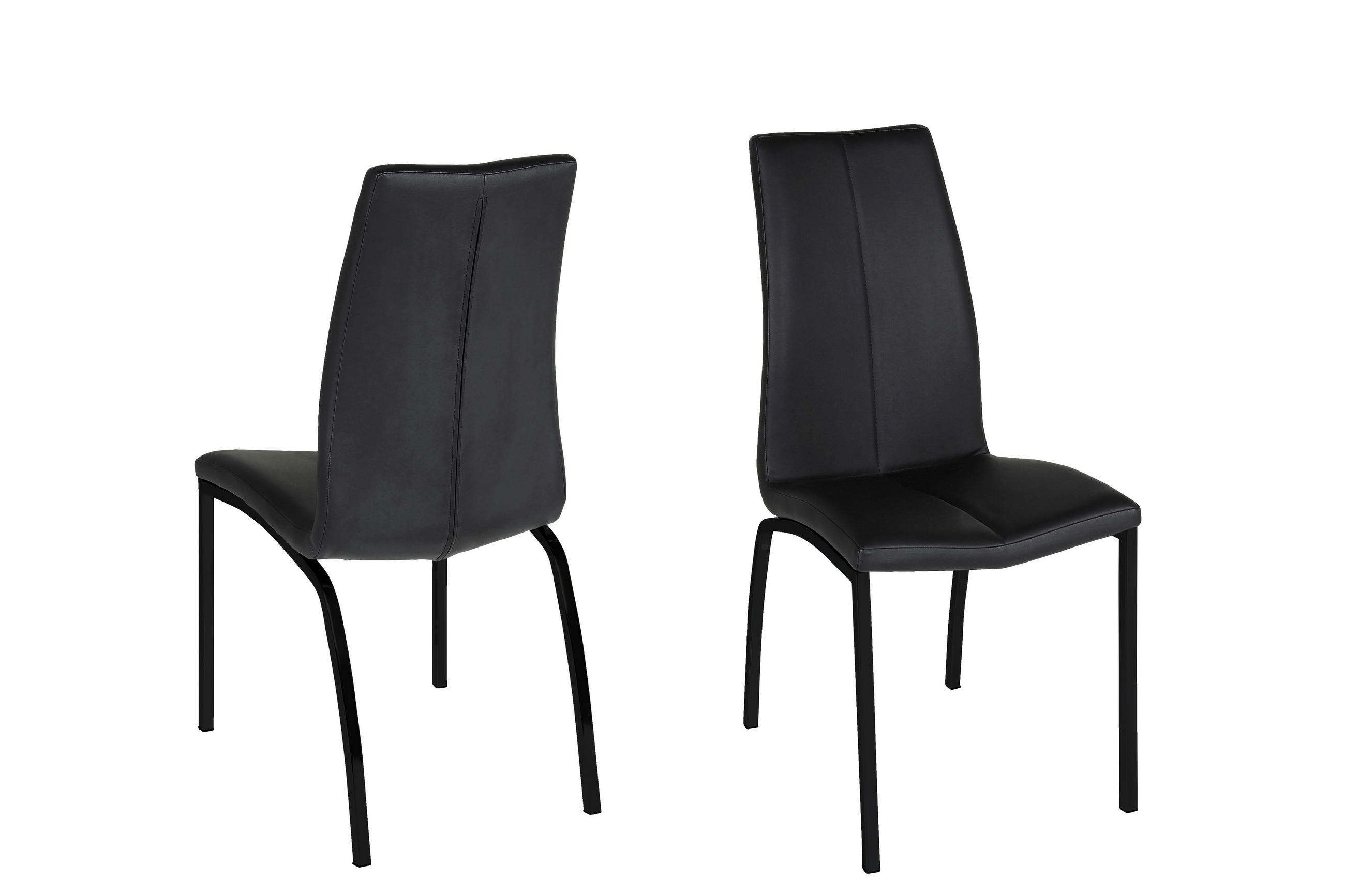 STOL krom-nickel-molybden stål  - svart, Modern, textil/plast (43,5/95/57cm) - Xora