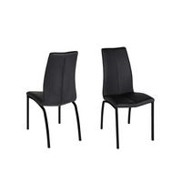 STOL krom-nickel-molybden stål  - svart, Modern, textil/plast (43,5/95/57cm) - Xora
