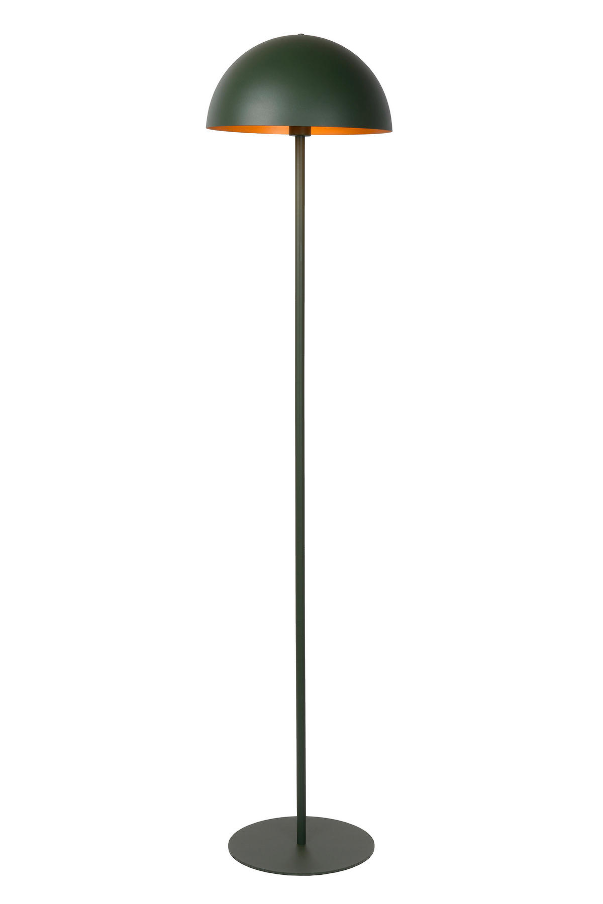 STEHLEUCHTE - Messingfarben/Grün, Design, Metall (160/35cm) - Lucide