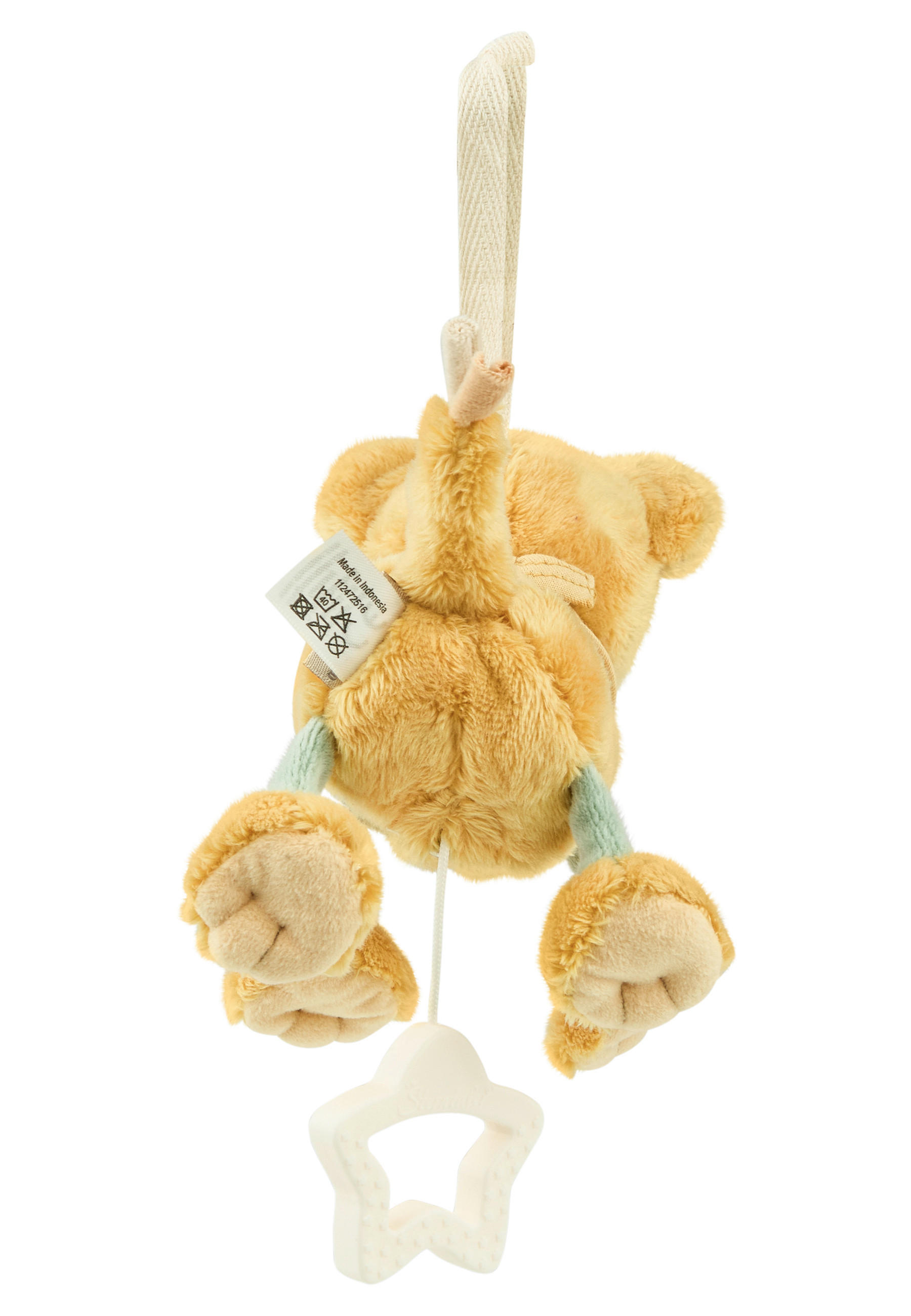 SPIELUHR Löwe Leo  - Hellgelb, Basics, Textil (16/16/7cm) - Sterntaler