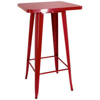 BARBORD i metall  60/60/103,5 cm  - röd, Basics, metall (60/60/103,5cm) - MID.YOU