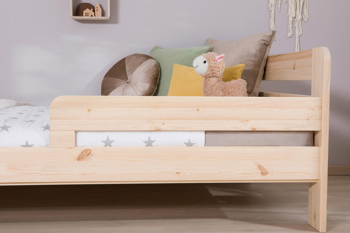BETT in Naturfarben  - Naturfarben, MODERN, Holz (100/200cm) - Livetastic