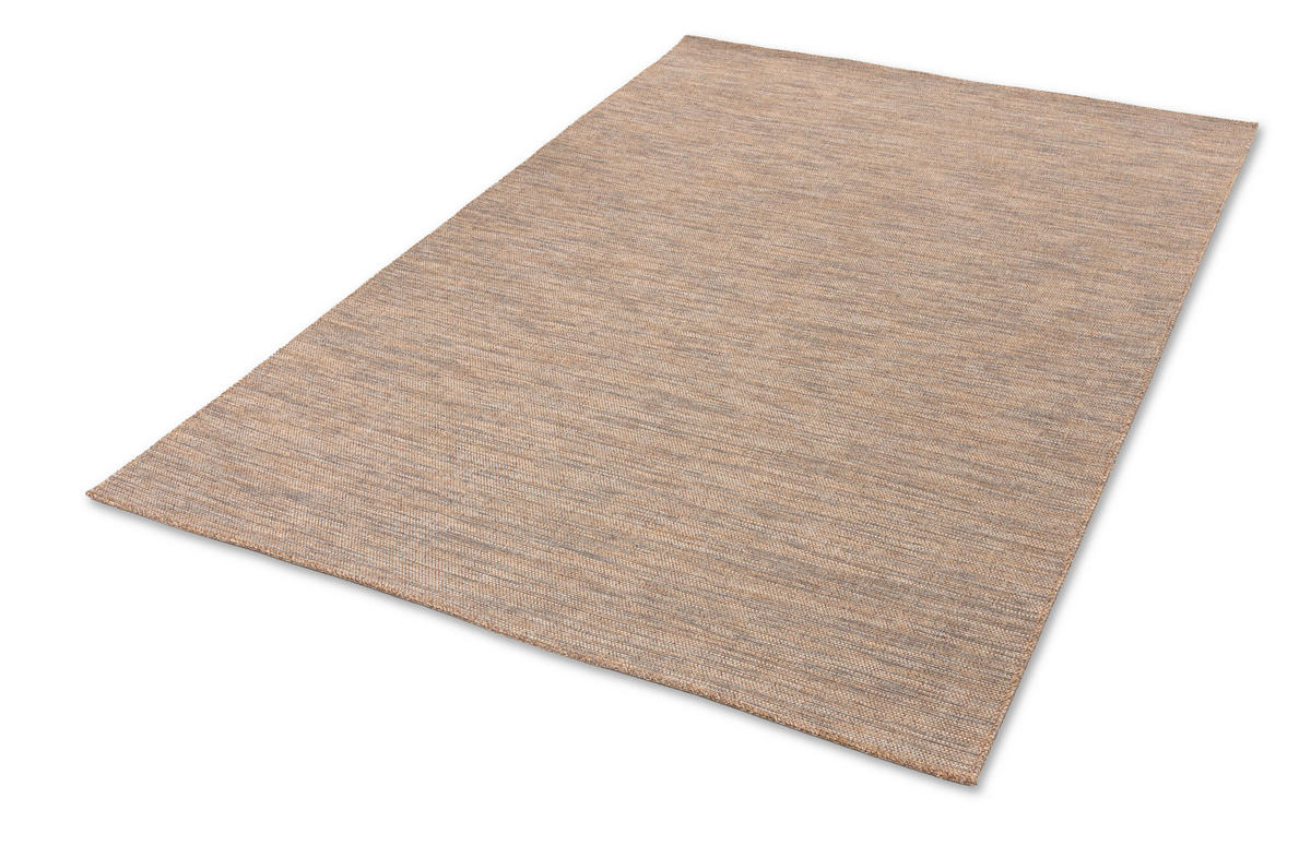 WEBTEPPICH  Wohnzimmer 70/140 cm Everest Creme, Grau rechteckig  - Creme/Grau, Basics, Kunststoff (70/140cm) - Schöner Wohnen